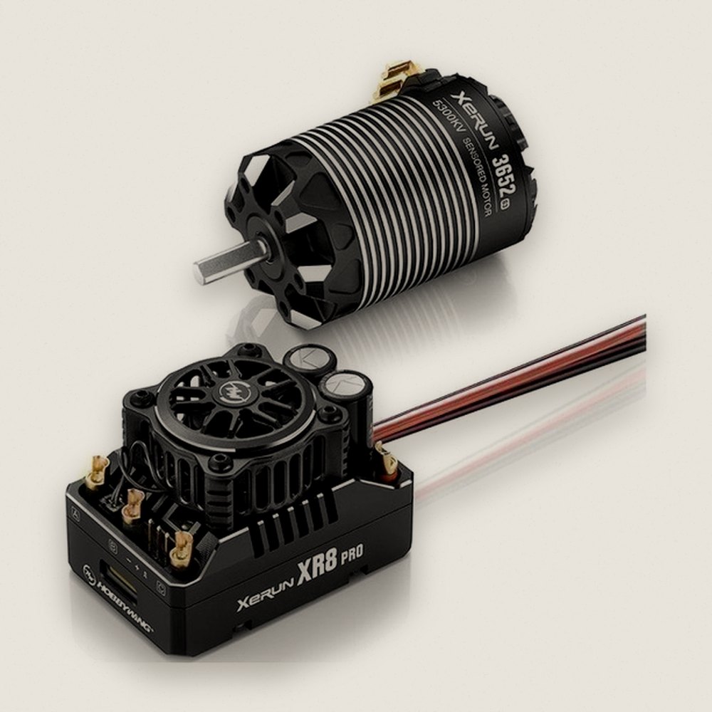 Combo, Xerun Xr8 Pro G3 Esc with 3652sd G3 Motor 5300kv, 2s - Hobbywing