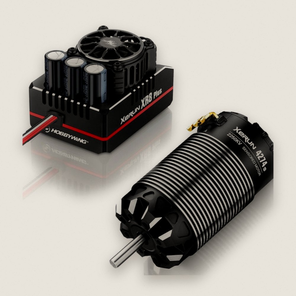 Combo, Xr8 Plus G2s Esc with 4274 G3 Motor 2250kv - Hobbywing