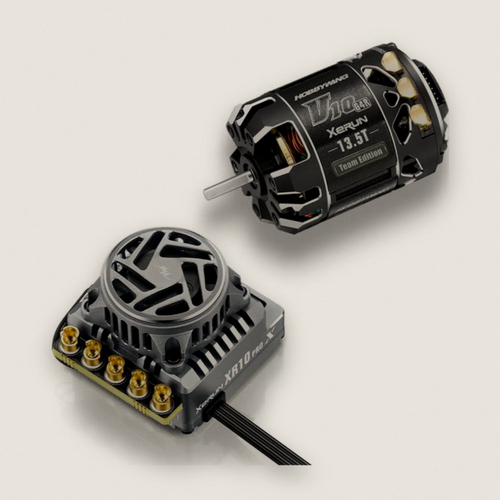 Combo, Xr10 Pro G3x and V10 G4r Team Edition Motor 17.5t - Hobbywing