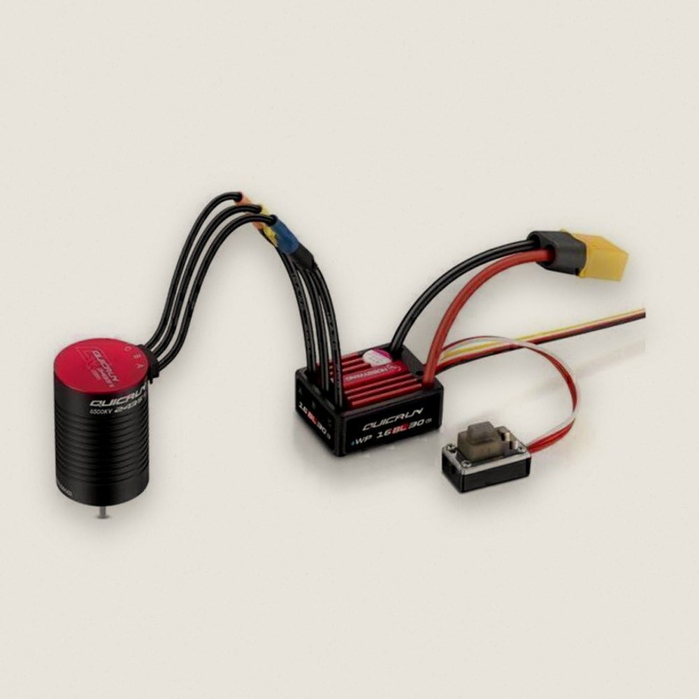 Combo, Quickrun 16bl30 G2 Esc with 2435sl G3 Motor 4500kv - Hobbywing