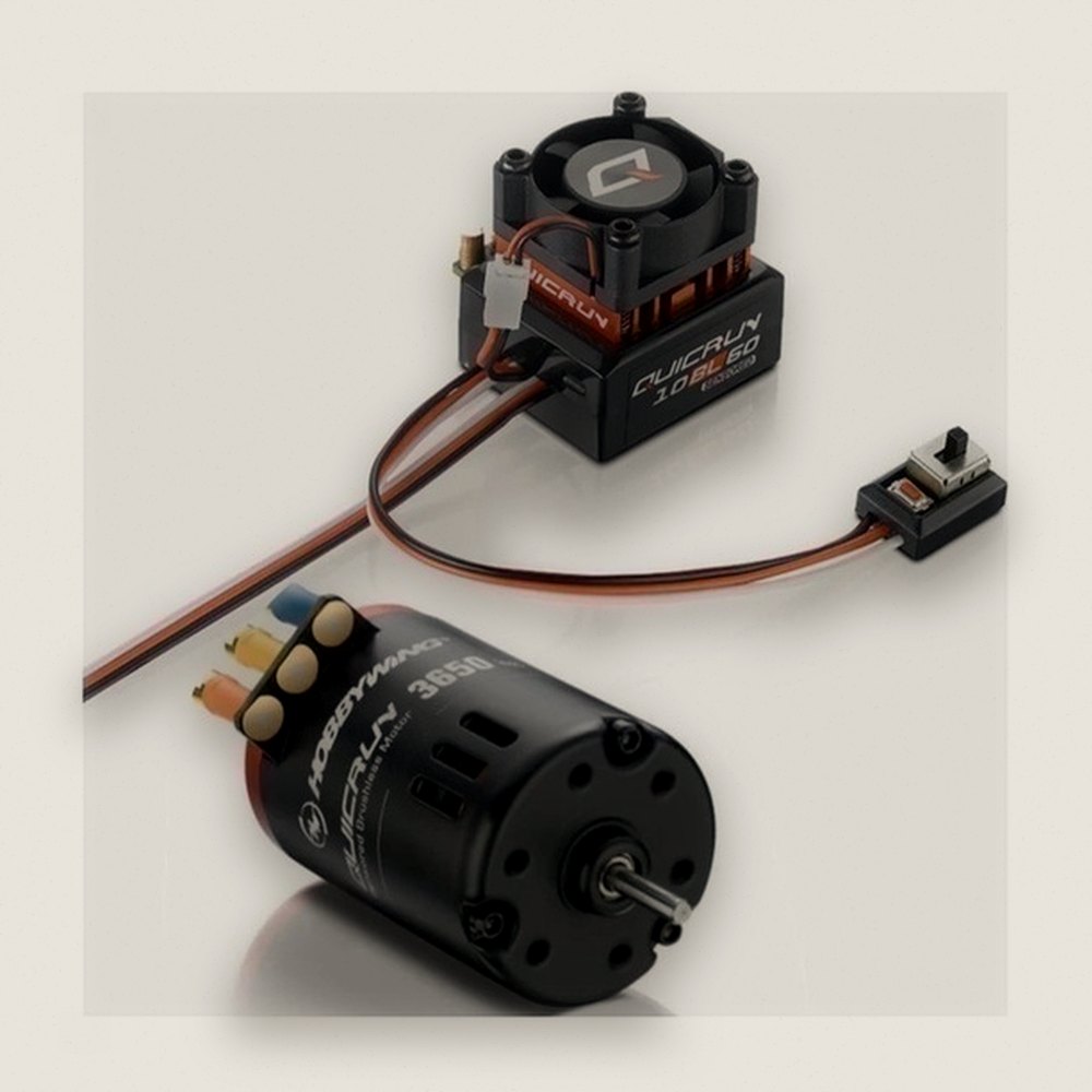 Combo, Quicrun 10bl60 Sensored Esc with QRC10sd Motor 25.5t - Hobbywing