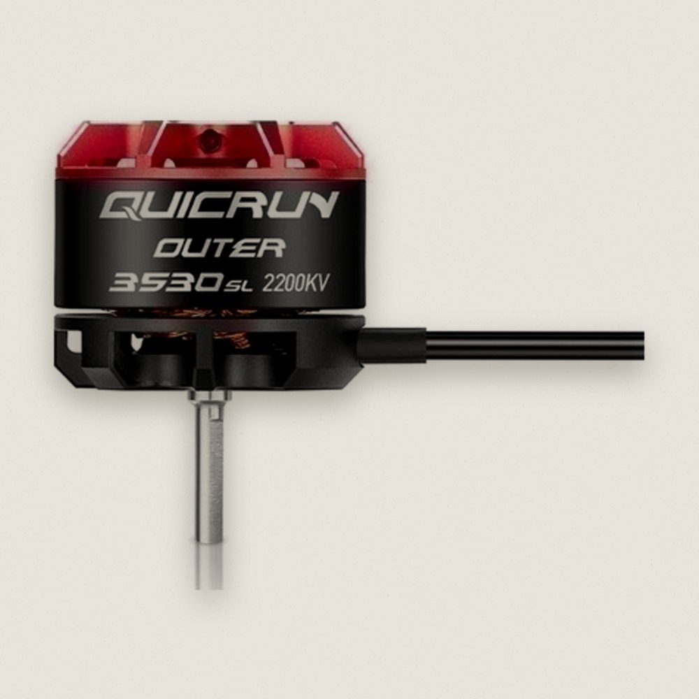 Combo, Quicrun Wp 10bl80 Crawler with 3530sl Outer Motor 2200kv - Hobbywing