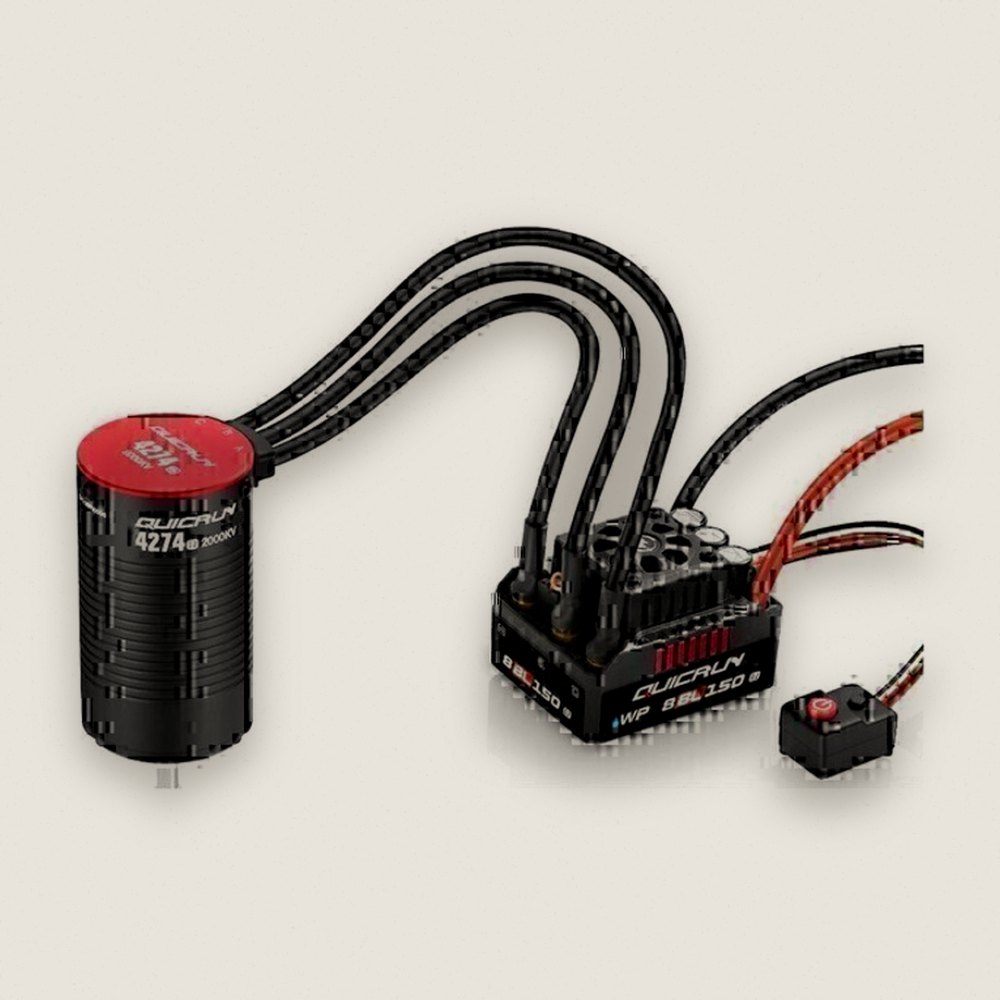 Waterproof Esc, Quicrun 8bl150 G2 with Ezrun 4274 G2 Motor 2000kv - Hobbywing