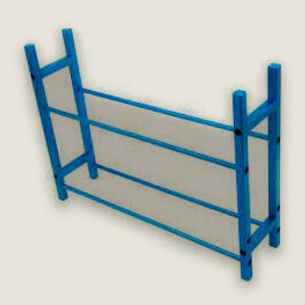 Metal RC Tire Rack, Blue, Tires Not Included - Imex Model Company Inc