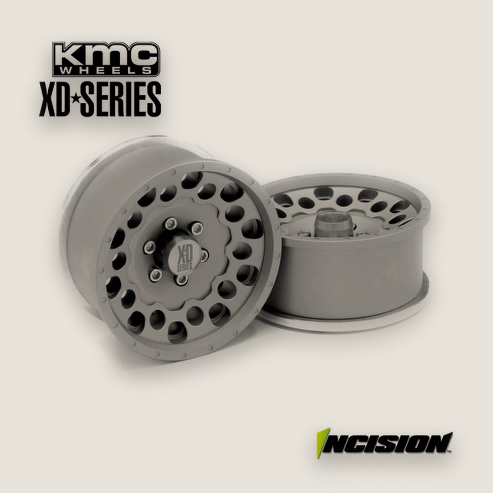 Wheels 1.9 Incision KMC XD129 Holeshot, Clear Anodized - Vanquish Products