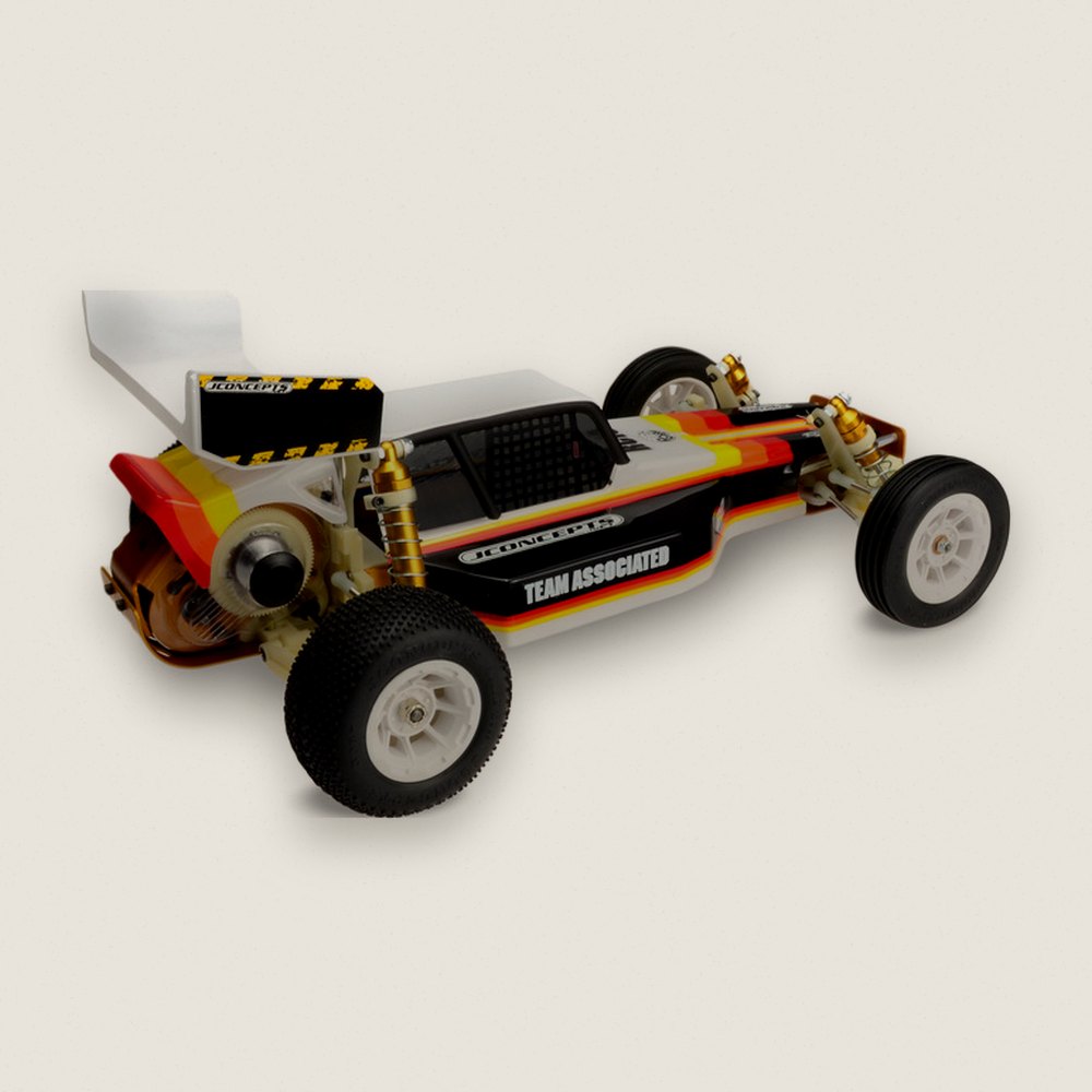 Clear Classic Body with Wing, Detonator for RC10 - JConcepts