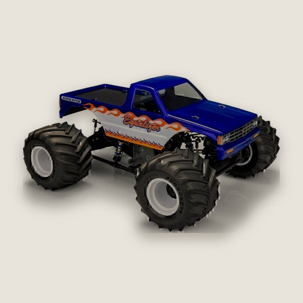 Clear Mounted Body, 1990 Chevy S10 Regular Cab, 13.0 Wheelbase - JConcepts