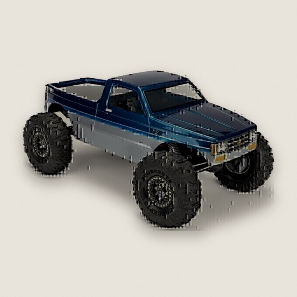 Clear Jci Tucked Crawler Body, 12.3 Wheelbase, 1990 Chevy S10 - JConcepts