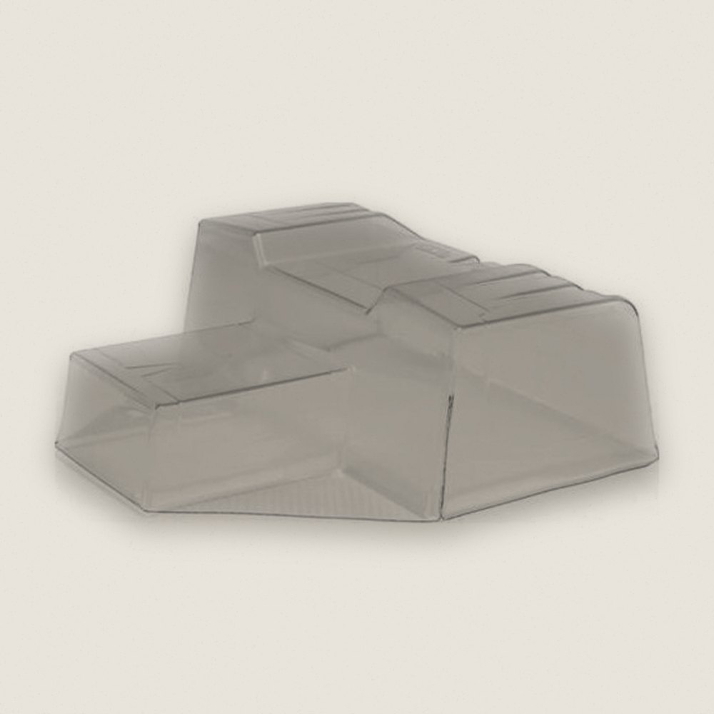 Polycarbonate 1/8th Wing Set, Razor, Un-Trimmed, Fits All 1/8th B - JConcepts
