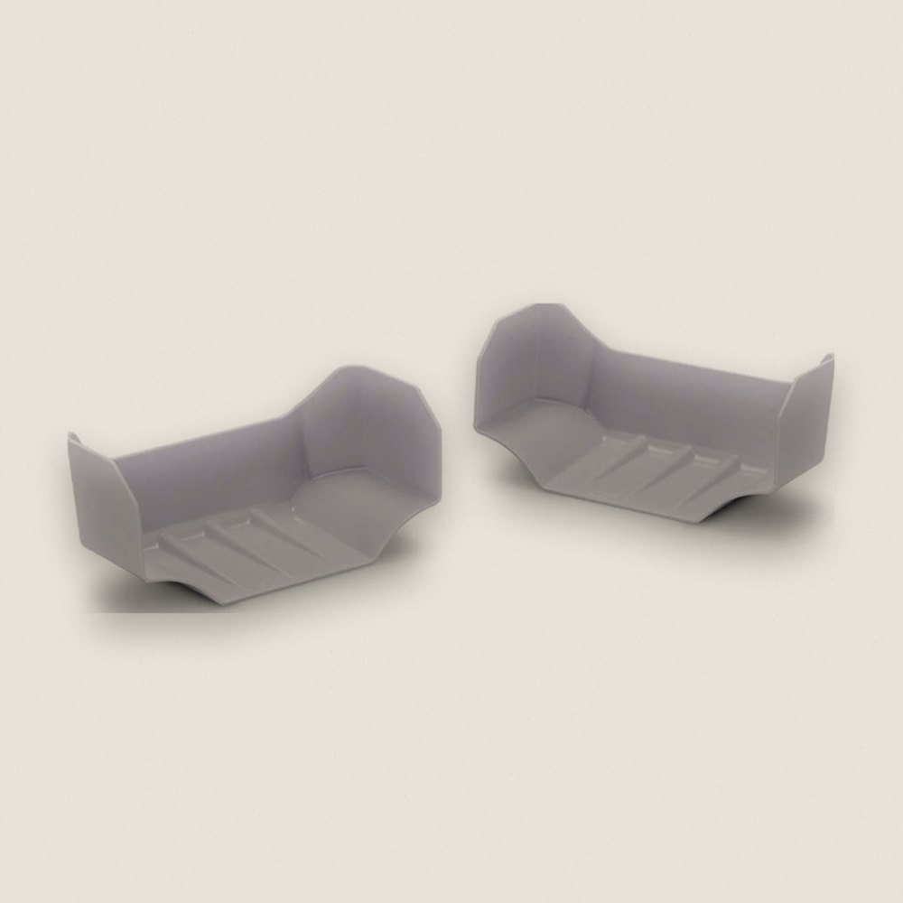 White Truggy 1/8 Evo Molded Front Wings, Qty (2) - JConcepts