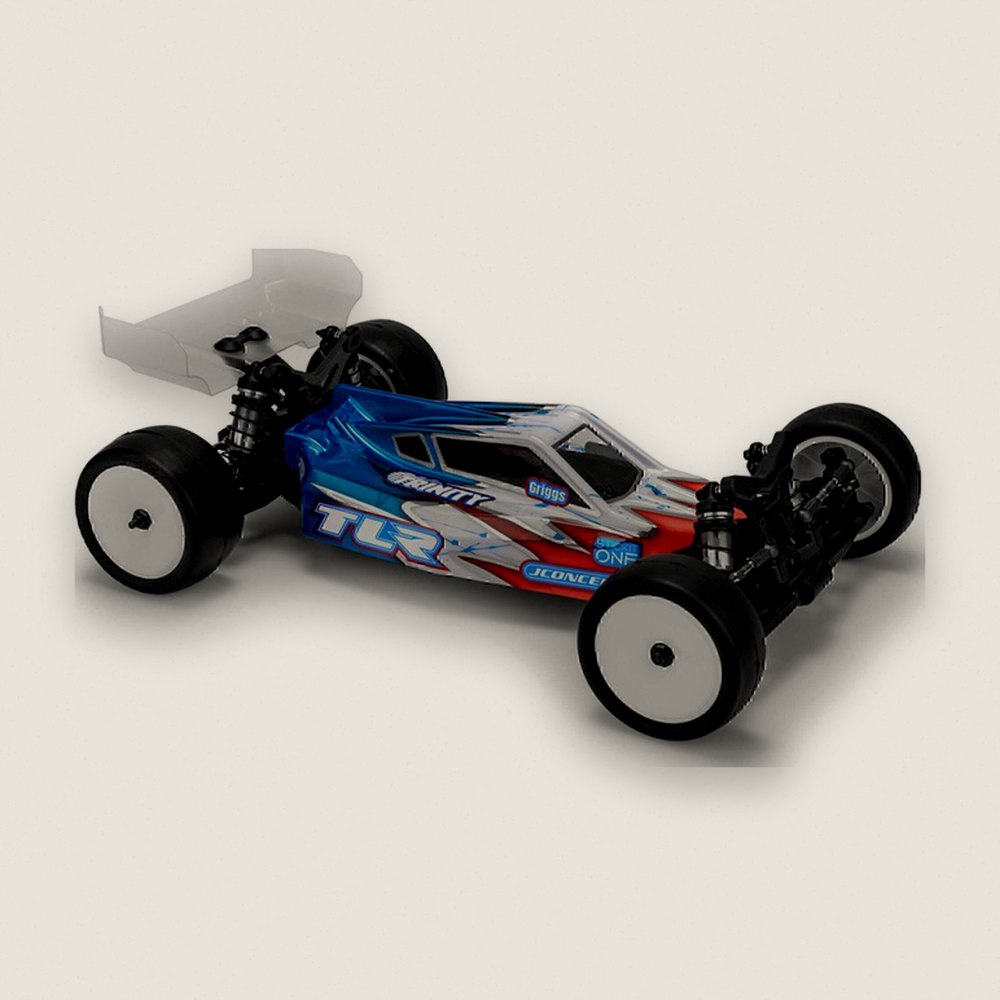 Clear Body, P2 for TLR 22X with Carpet, Turf and Dirt Wing - JConcepts