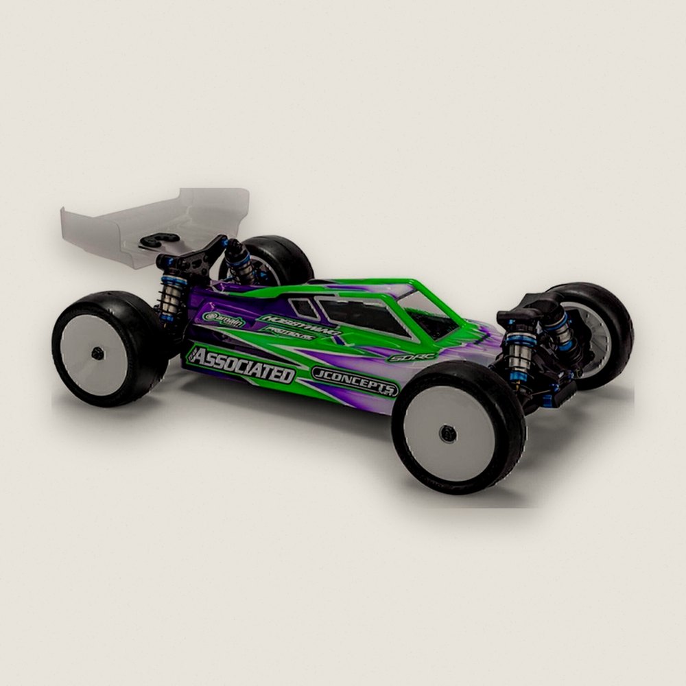 Body, S2 Light-Weight for B84 with Carpet, Turf and Dirt Wing, Fits T - JConcepts