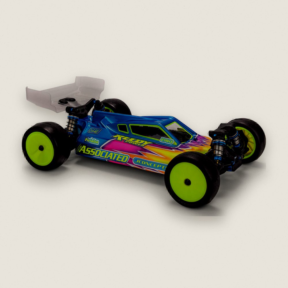 Body, P2 B84 with Carpet, Turf and Dirt Wing, Fits Team Associated - JConcepts