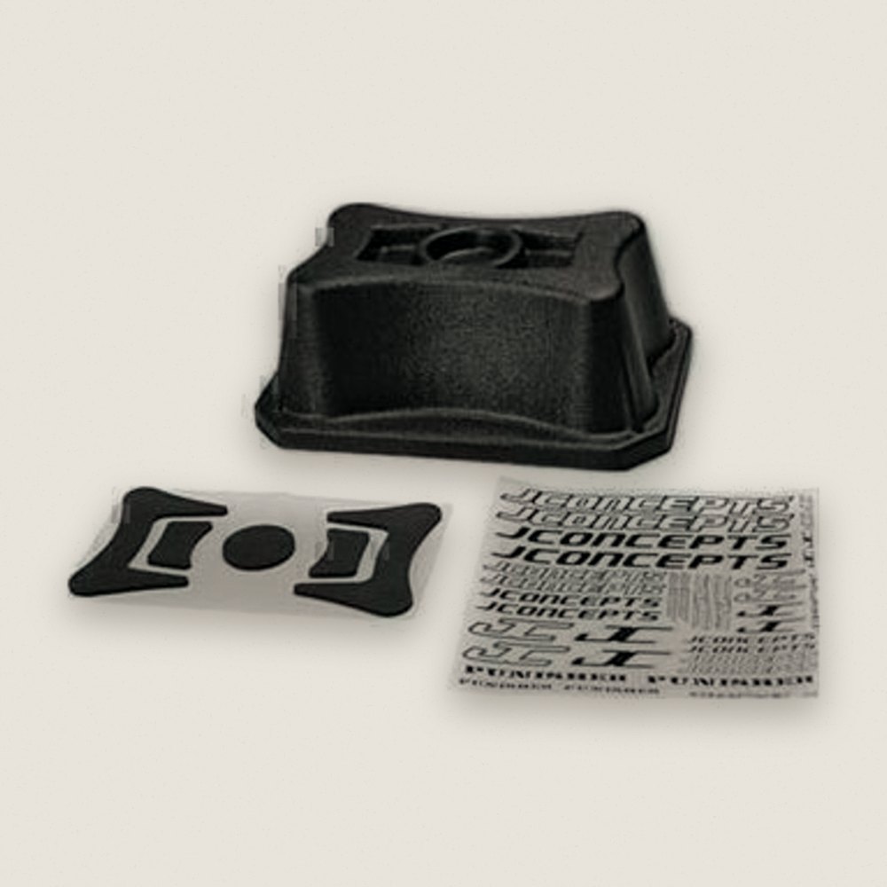 Car Stand, Illuzion Matte Black for 1/8 and 1:10 - JConcepts