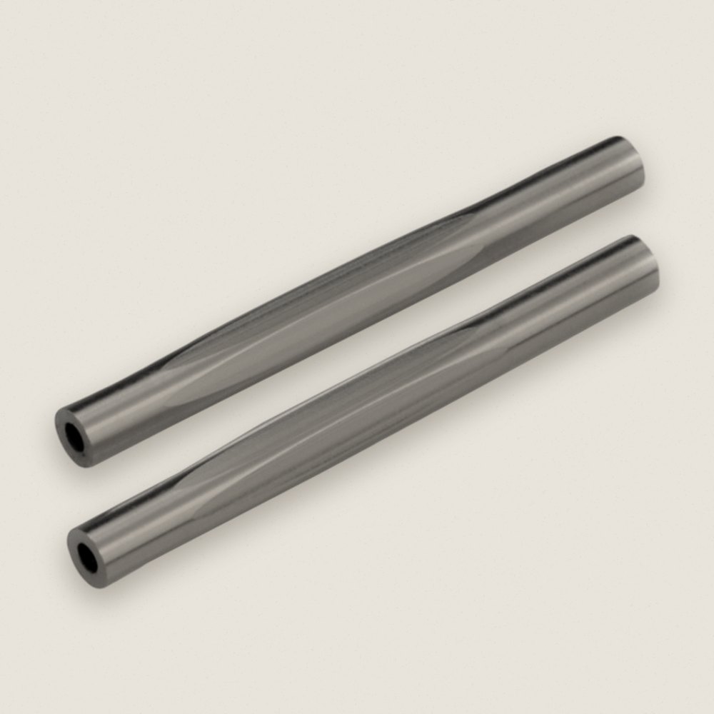 Wing Tube, Diamond Silver (2) for RC10 - JConcepts
