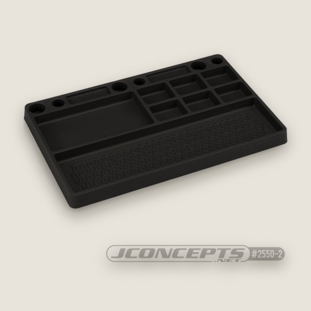 Parts Tray, Rubber Black - JConcepts