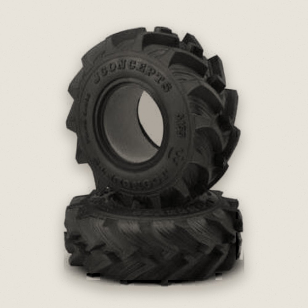 Mega Truck Tire, Gold Compound, 2.6 Inch, Fling King - JConcepts