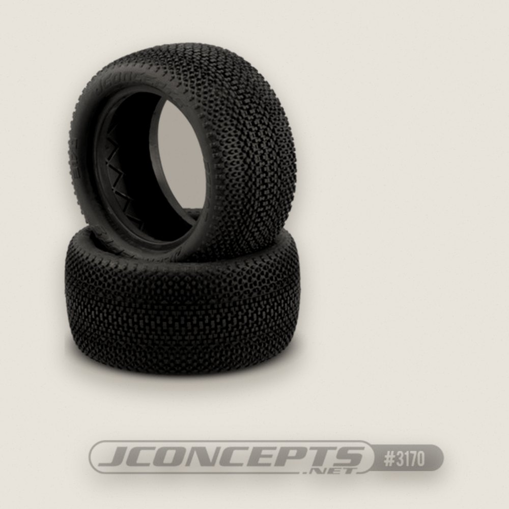 Tire, Green Compound ReHab for 2.2 Buggy Rear Wheel - JConcepts