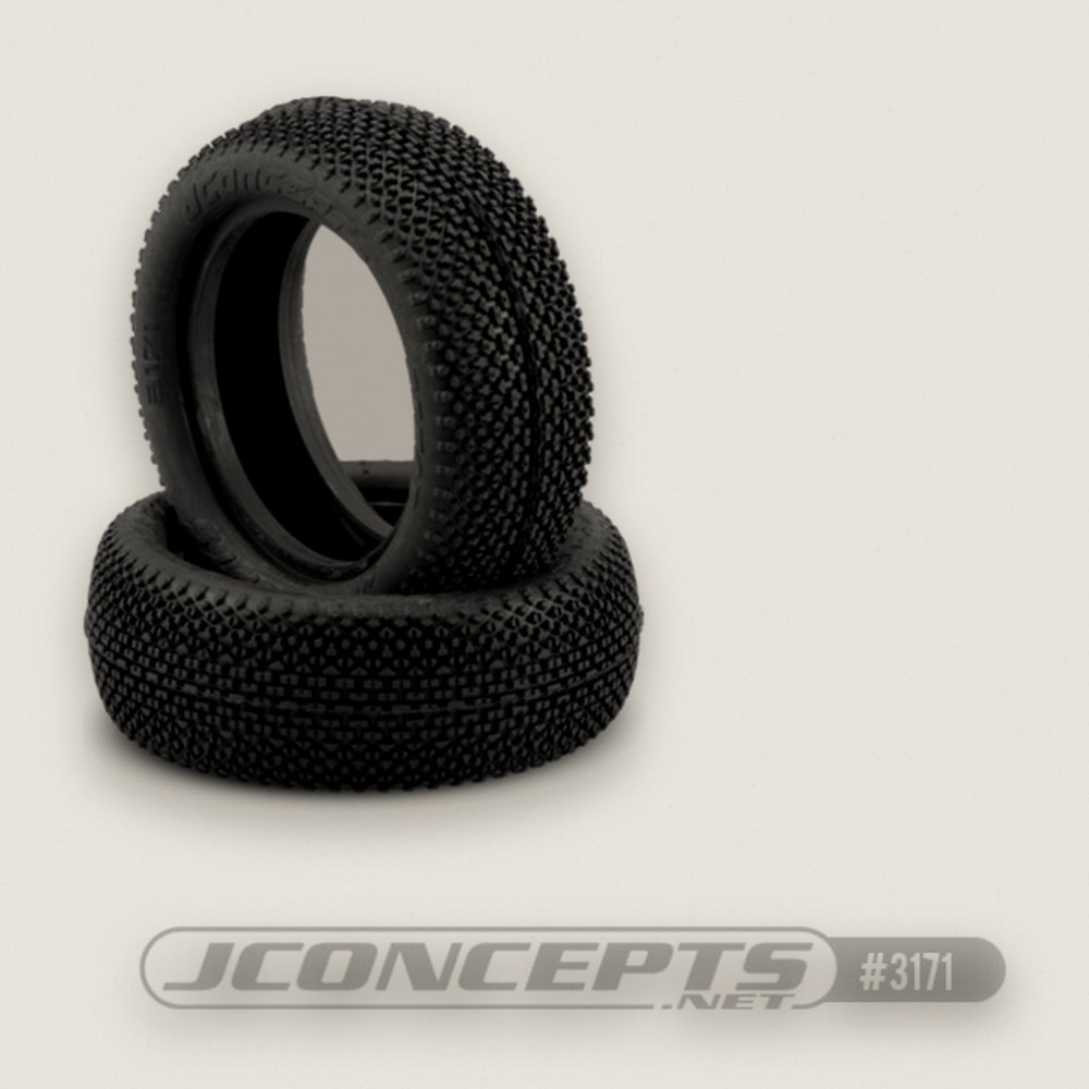 Tire, Green Compound ReHab for 2.2 Buggy Front Wheel - JConcepts
