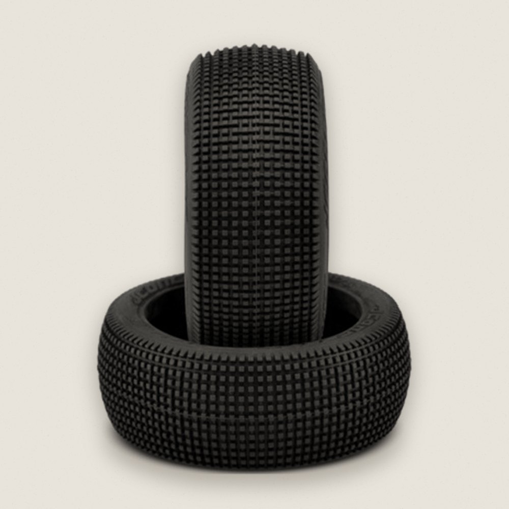 Tire, 83mm 1/8 Buggy Wheel, Stalkers Blue Compound - JConcepts