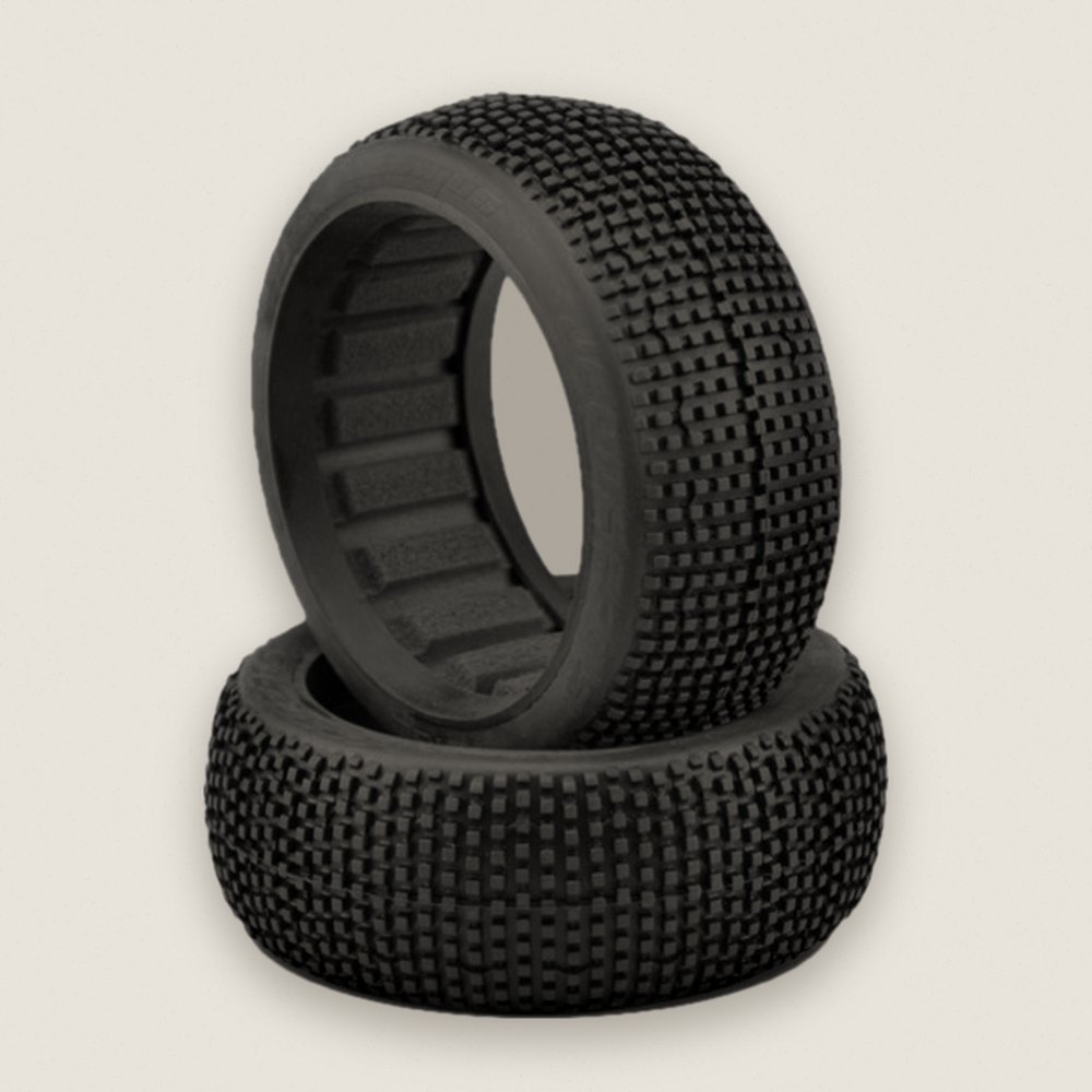 83mm 1/8 Buggy Wheel Tire, Kosmos Blue Compound - JConcepts