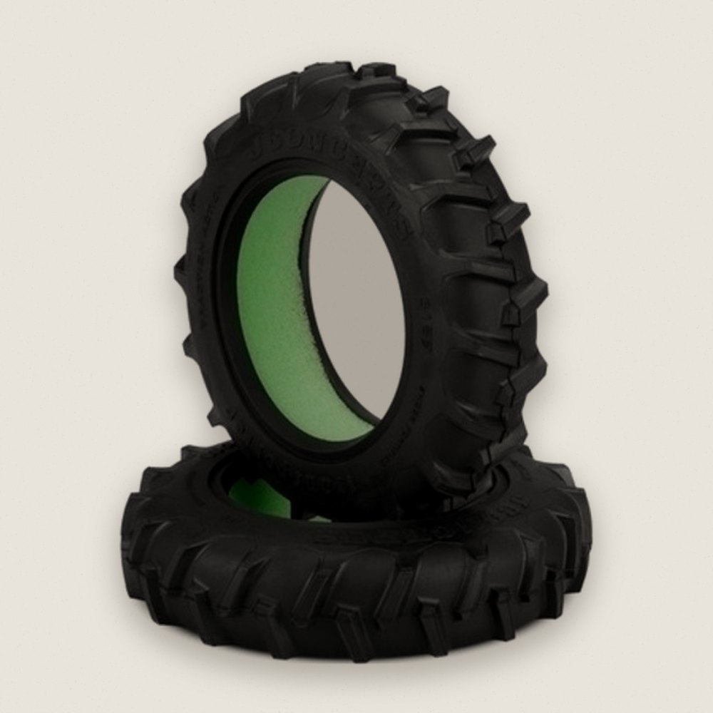 Tire, Transporter Pink Compound, Mounted Display 2 - JConcepts