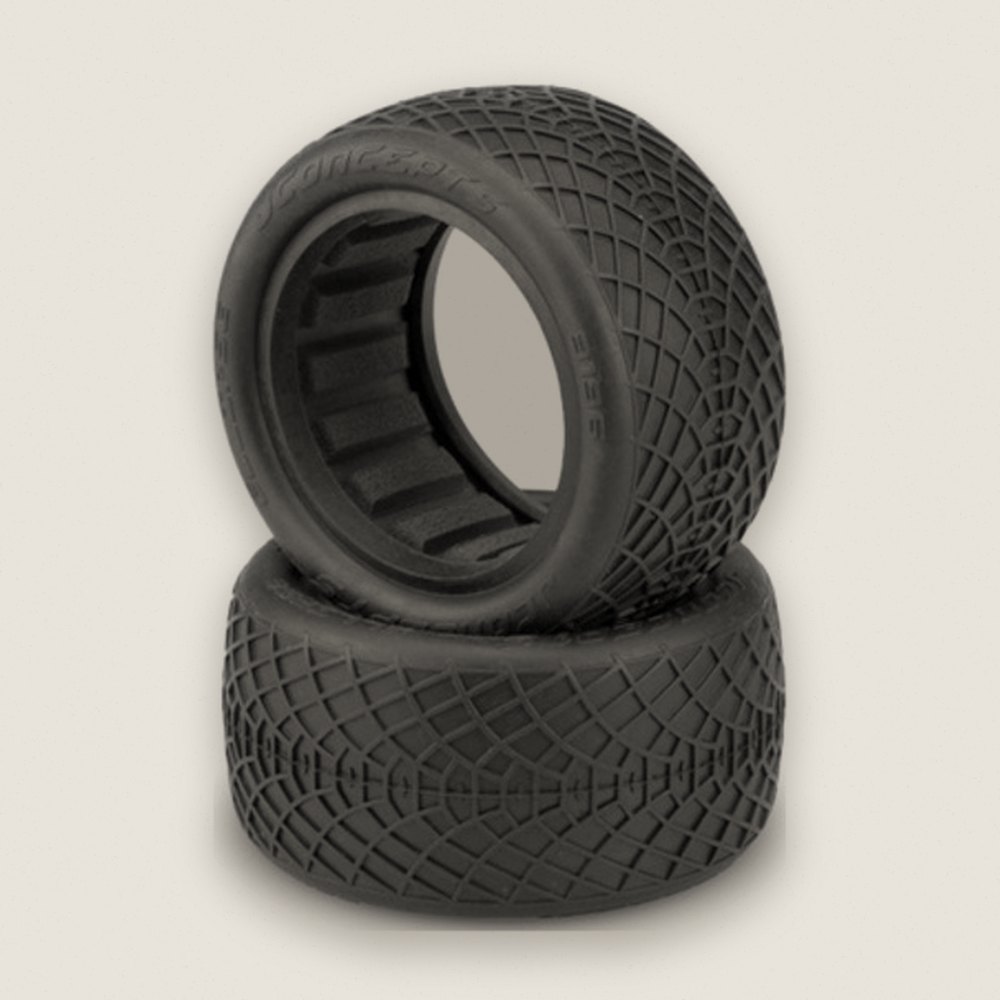 Rear Tire, 2.2 Ellipse Green Compound, 2-Pack - JConcepts