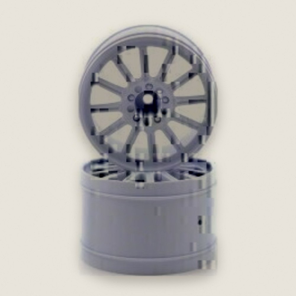 Rear Wheels, Rulux 2.8 Inch for E-Stampede/Rustler, 2-Pack - JConcepts