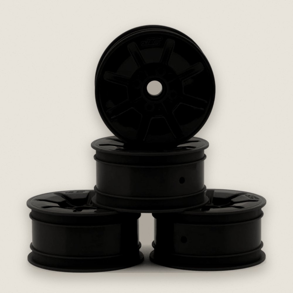 Narrow Front Wheels, RC10t Pioneer 2.2 Black (4) - JConcepts