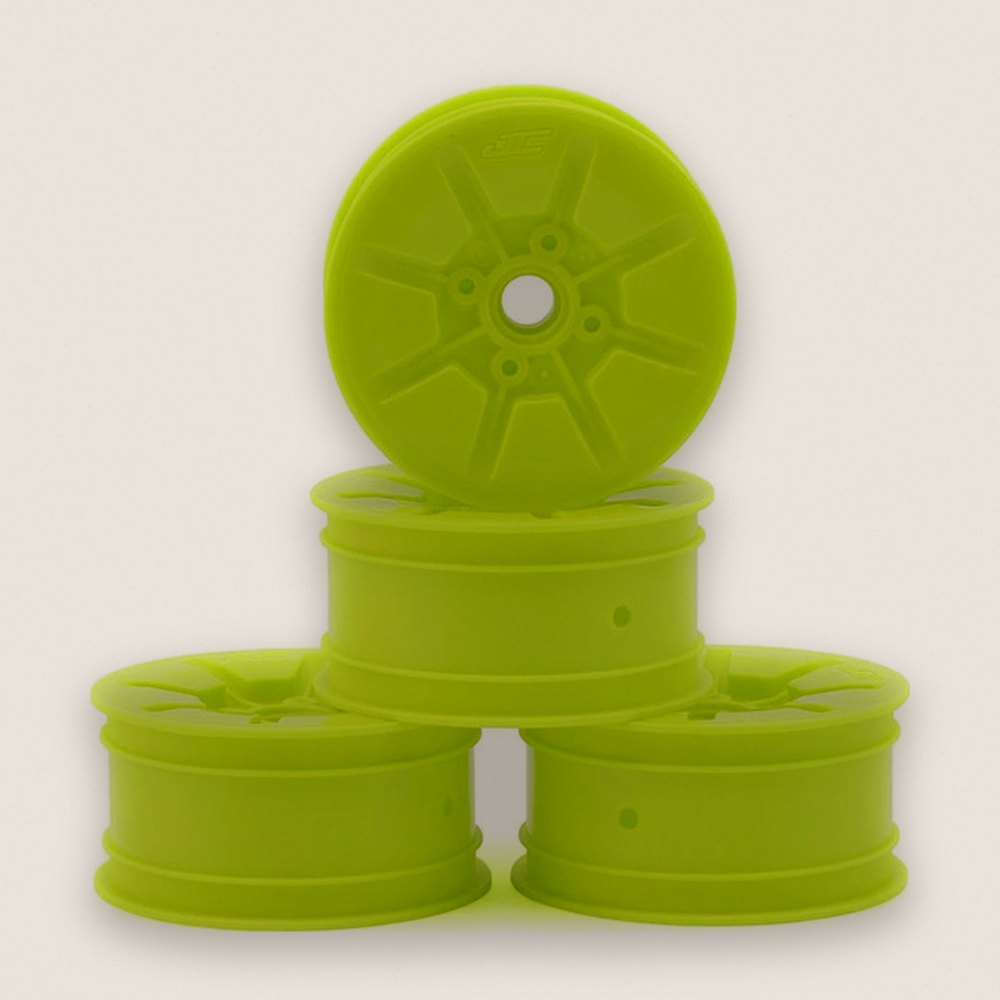 Narrow Front Wheels, RC10t Pioneer 2.2 Yellow (4) - JConcepts