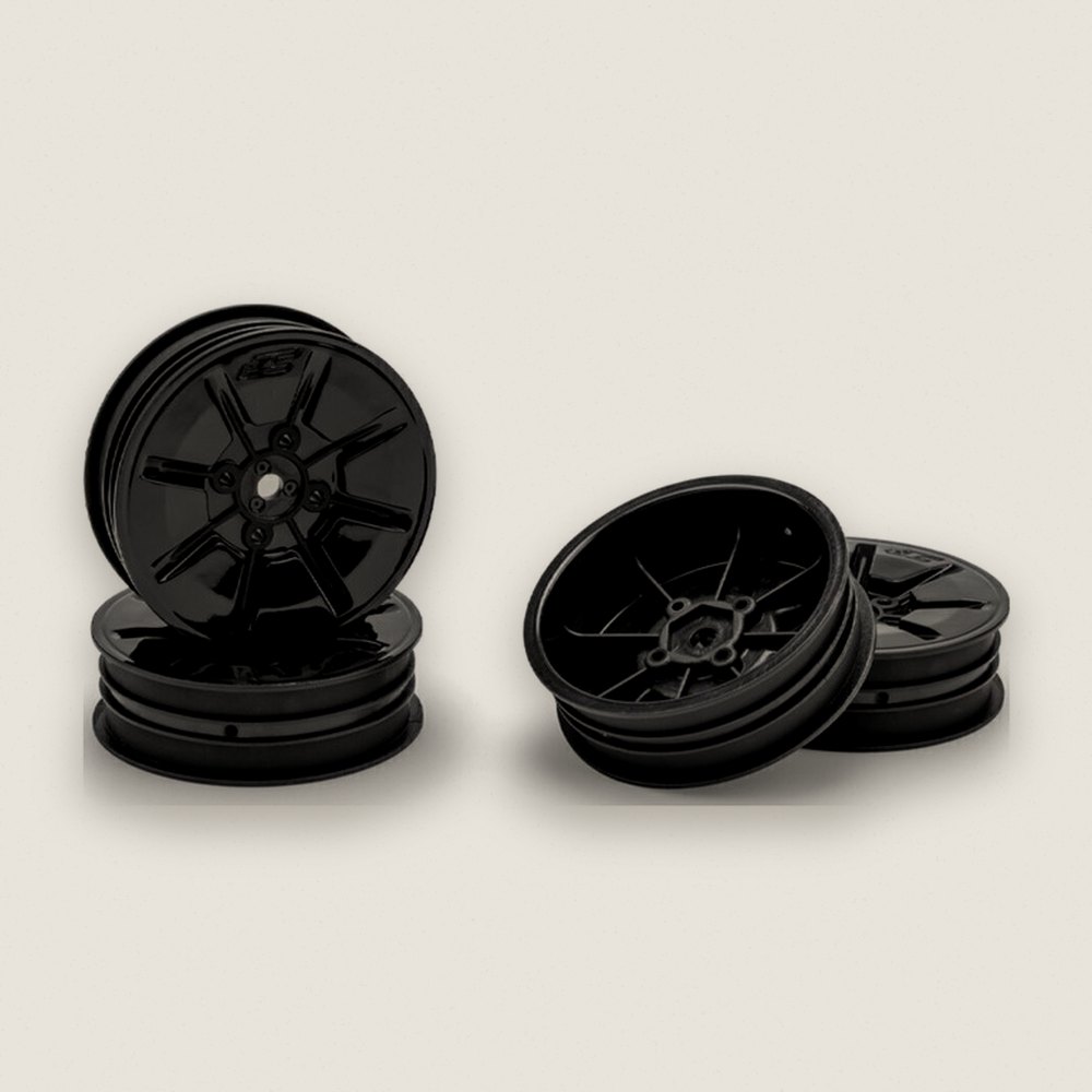 Slim Front Wheel, Pioneer 2.2 2WD Buggy Black - JConcepts