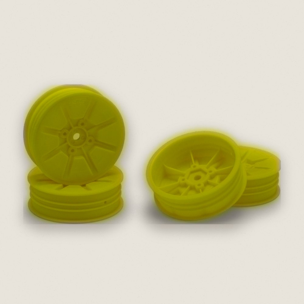 Slim Front Wheel, Pioneer 2.2 2WD Buggy Yellow - JConcepts