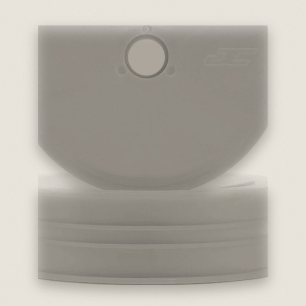 Vintage Buggy Front Wheels, RC10 Mono 2.0 White (2) - JConcepts