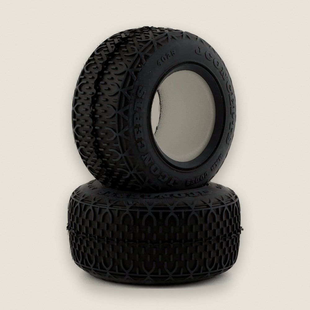 Tires, Bar Codes V1 Green Compound 1.7 2WD Buggy Rear (2) - JConcepts