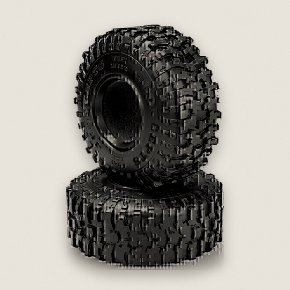 Tire, Tusk Green Compound for JConcepts #3436b and SCX6 Wheel - JConcepts