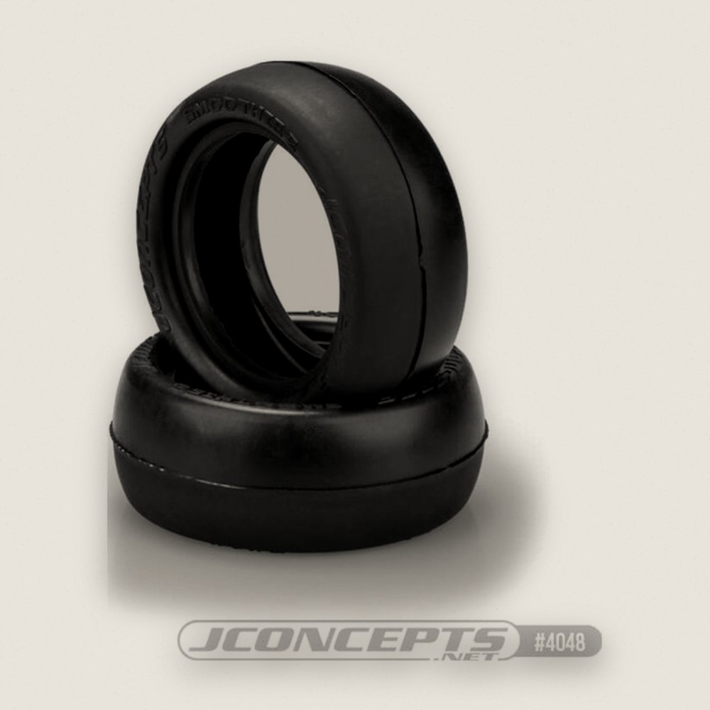 Thick Sidewall Tire, Smoothie 2 Aqua A2 Compound for 2.2 4WD Buggy - JConcepts
