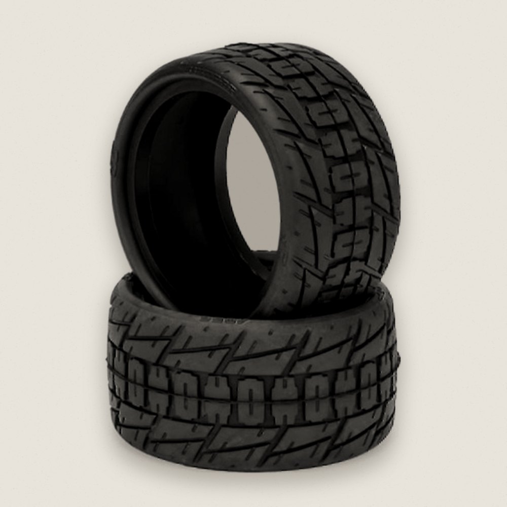 Rear Tire, Swiper LP Blue Compound for 2.2 2WD Buggy - JConcepts