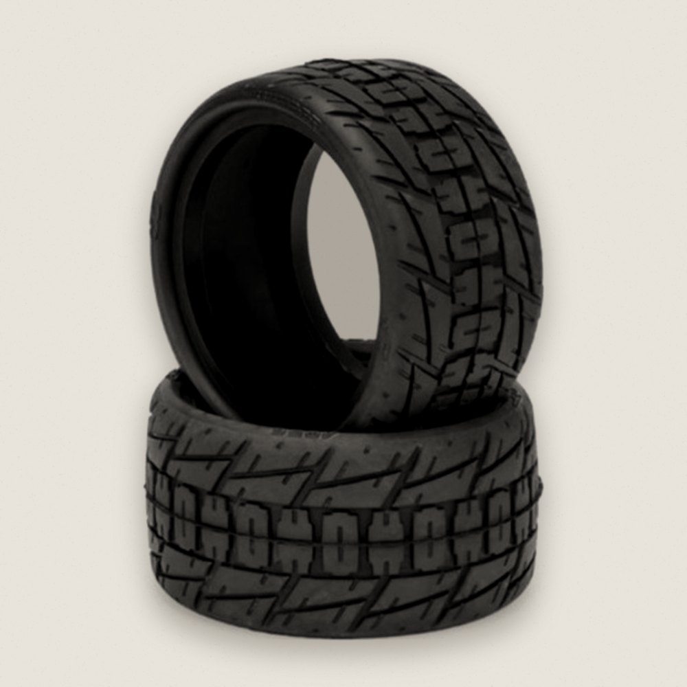 Rear Tire, Swiper LP Aqua A2 Compound for 2.2 2WD Buggy - JConcepts