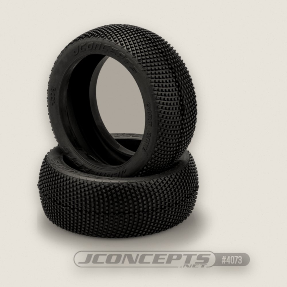 Tires, Blue Compound Dirt Bite for 83mm 1/8th Buggy Wheel - JConcepts