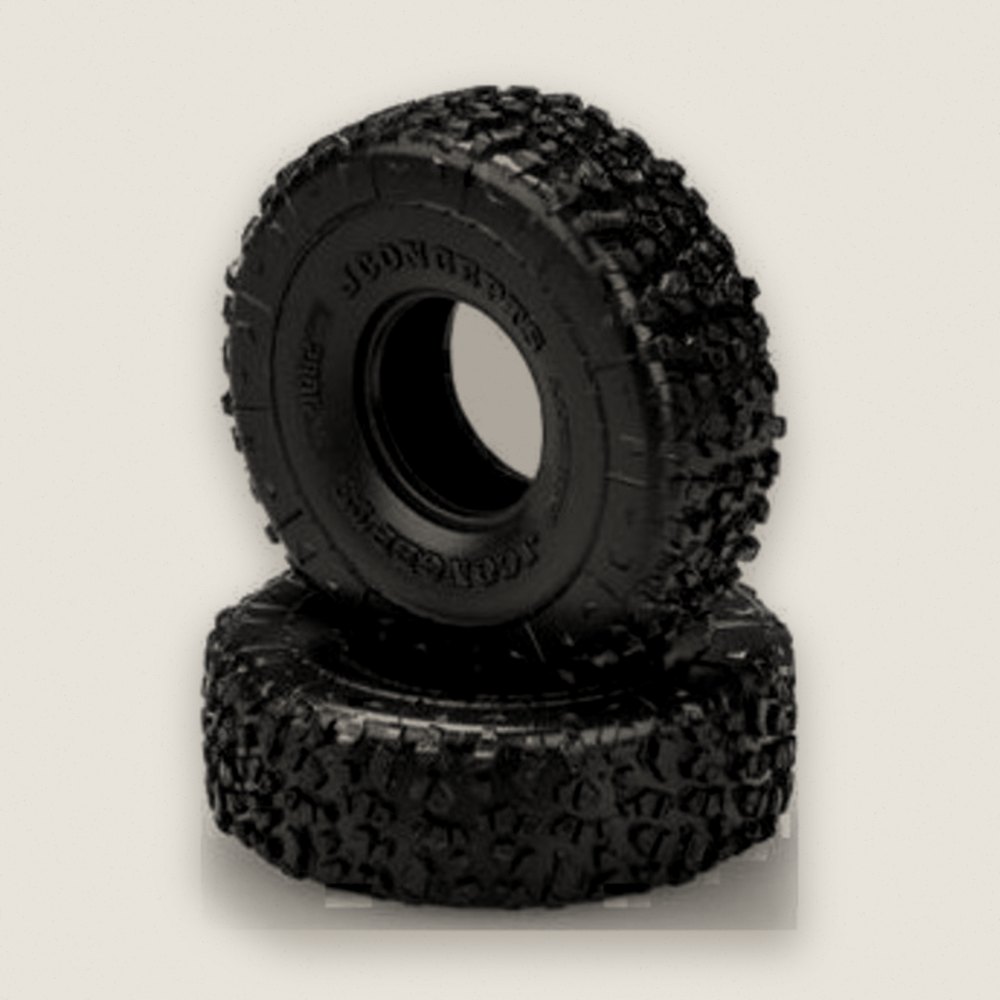 Tires, Green Compound Landmines 63mm Outer Diameter for 1.0 Scx24 Wheel - JConcepts