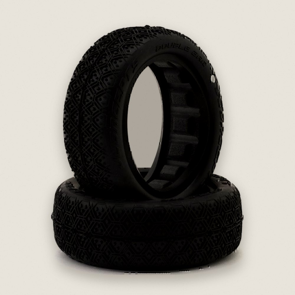 Tires, Silver Double Bar 2.2 2WD Front Buggy Off-Road (2) - JConcepts