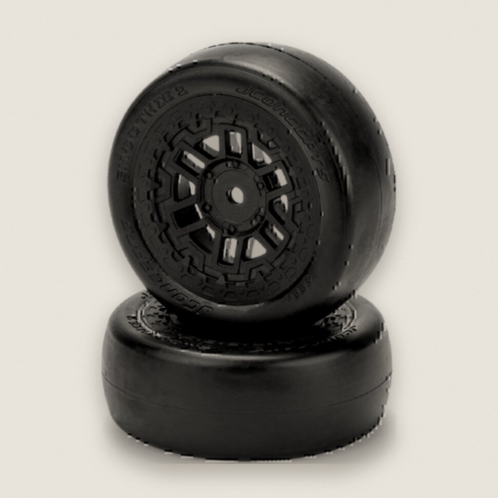 Pre-Mounted Tires (2), Smoothie 2 in G3 - So for Arrma Typhon Grom - JConcepts