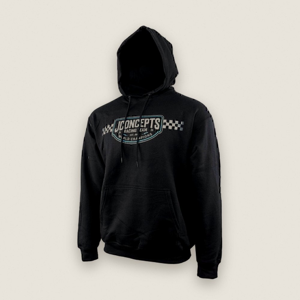 Pullover Hoodie Sweatshirt, Checkers or Wreckers 2025 Black (L) - JConcepts
