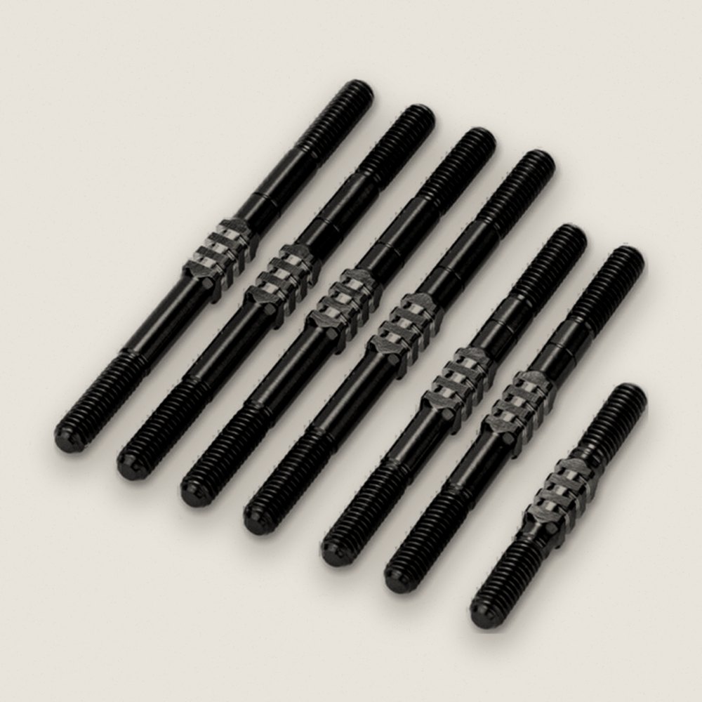 Turnbuckle Set, Fin Titanium Black for Schumacher Cat Pb - JConcepts