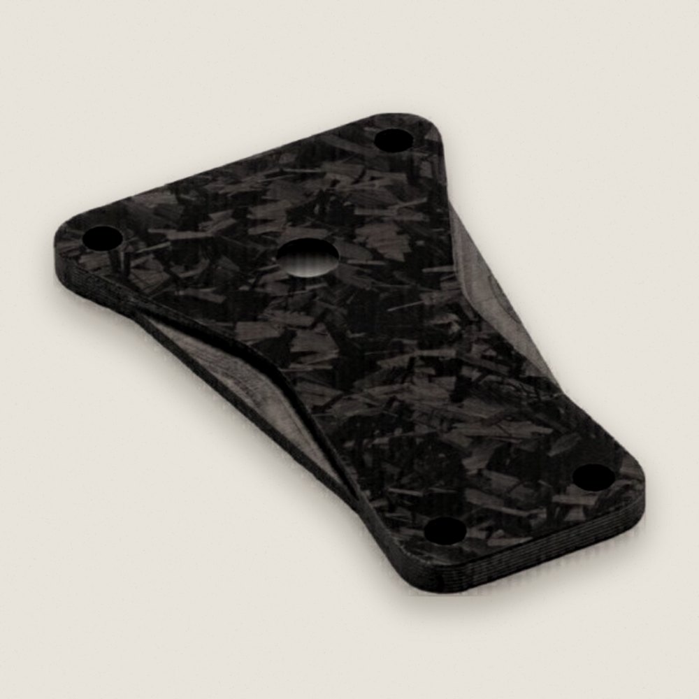3-Gear Transmission Brace, Stealth Forged Carbon for RC10 89 Masami - JConcepts
