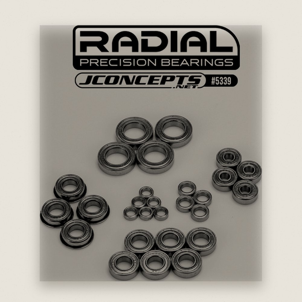 Radial NMB Bearing Set 2 for NB48 2.2, EB48 2.2, ET48 2.2, NT48 2.2 - JConcepts