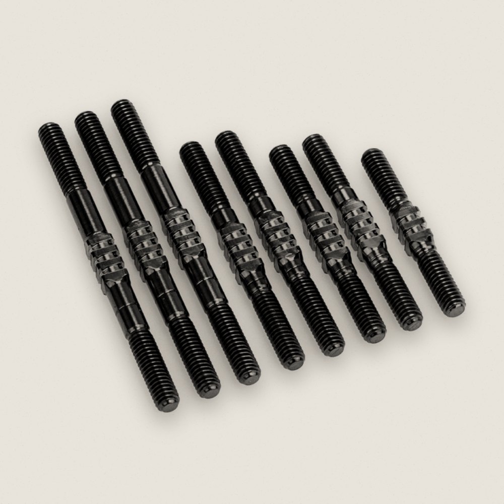 Turnbuckle Set, Fin Titanium Stealth Black for RC10 Factory Team - JConcepts
