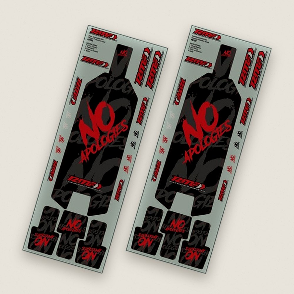 Precut Chassis Protective Sheet, 2-Piece, RM2 No Apologies for B84 - JConcepts