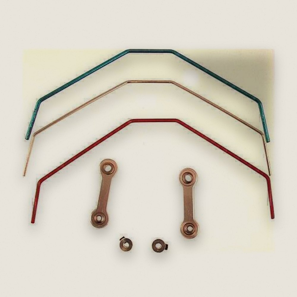 Rear Anti-Roll Bar, Silver, for Jato - Hot Racing