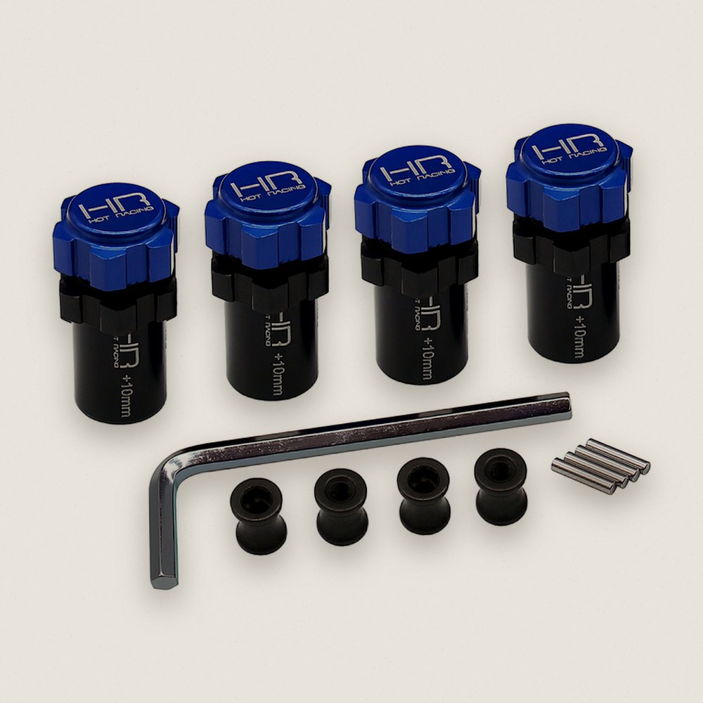 17mm Splined Hubs, T6 10mm Offset, JTF - Hot Racing